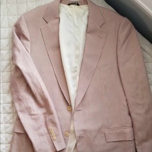 Ben Silver navy/red stripe Greenwich jacket 42L